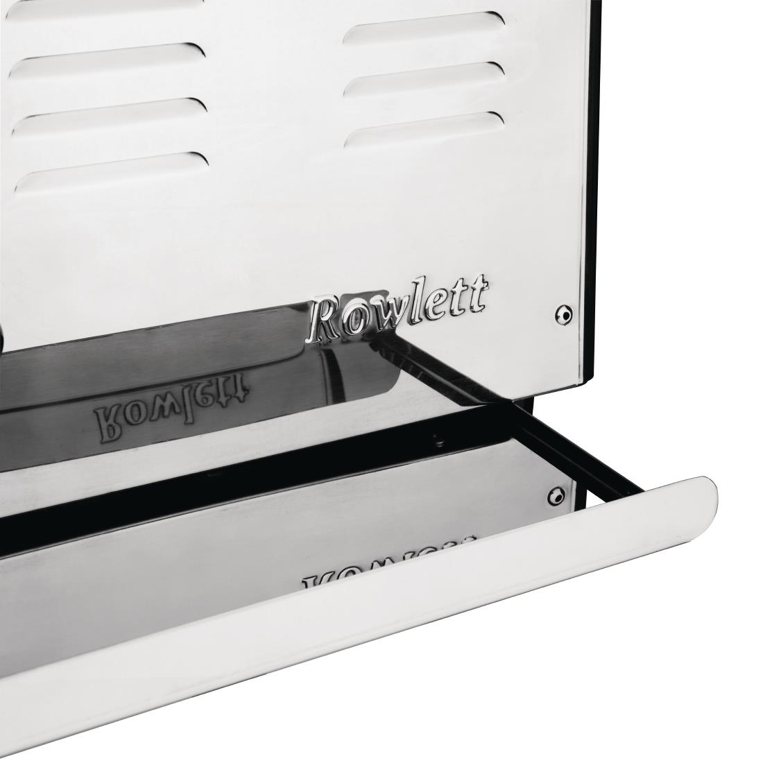 Rowlett Stainless Steel White 8 Slot Toaster